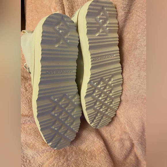 Converse Chuck Taylor nubuck crafted boot womens 8.5 in egret - Picture 6 of 7